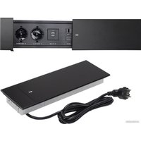 Блок розеток AKS Hollander выдвижной (2 розетки, черный)