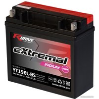 Мотоциклетный аккумулятор RDrive eXtremal Silver YT19BL-BS (18.9 А·ч)