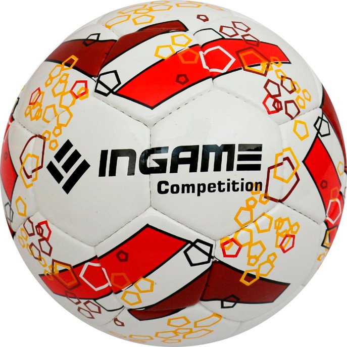 

Футбольный мяч Ingame Competition IFB-102 (5 размер, белый/красный)