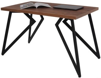 Кухонный стол Millwood Женева Л 160x80 (36 мм, дуб табачный Craft/черный)