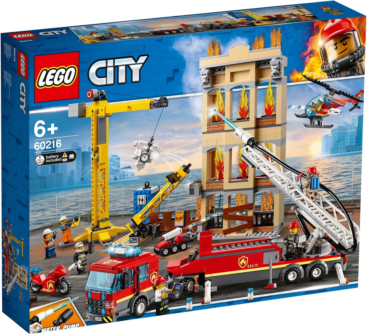 

Конструктор LEGO City 60216 Центральная пожарная станция