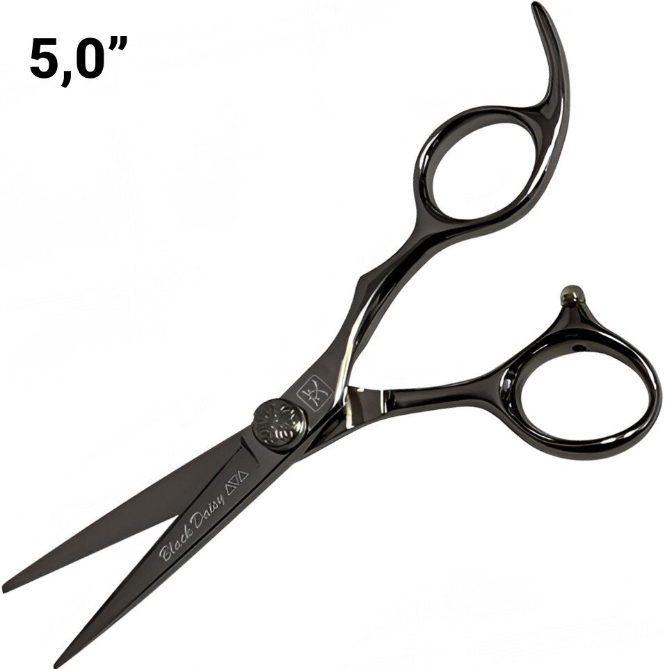 Ножницы парикмахерские Katachi Black Daisy 5.0 K30350