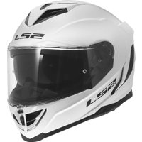 Мотошлем LS2 FF818 Storm III Solid (2XS, белый глянец)