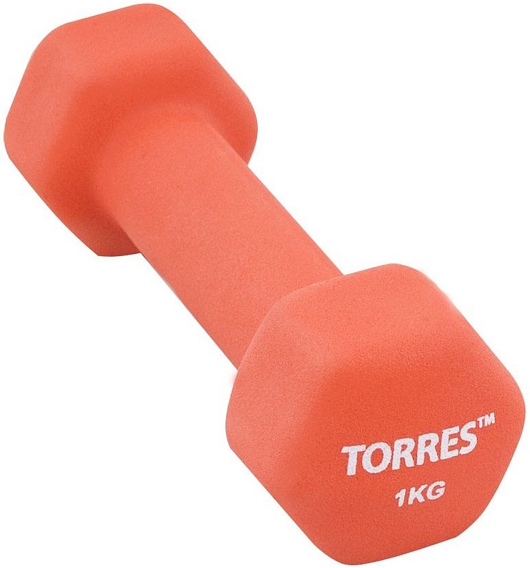 

Гантель Torres PL55011 (1 кг, красный)