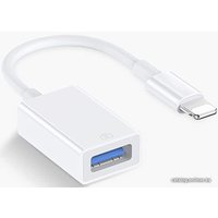 Адаптер USBTOP Lightning - USB Type-A ver.02 (белый)
