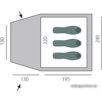 Кемпинговая палатка BTrace Dome 3