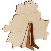 Пазл Eco-Wood-Art Карта Беларуси МИНИ