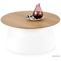 Журнальный столик Halmar Azurra 69x33 (натуральный/белый)