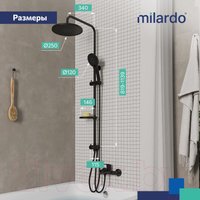 Душевая система  Milardo Ideal Spa ILSBL3FM76