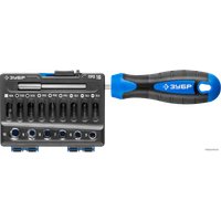 Набор отвертка с битами Зубр 25216 (16 предметов)