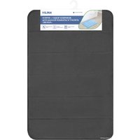 Коврик для ванной Вилина Велюр 7170 (50x80, черный)