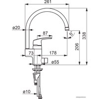 Смеситель Oras Safira 1039