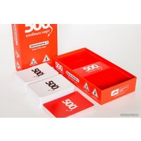 Карточная игра Cosmodrome Games 500 злобных карт. Дополнение. Набор красный