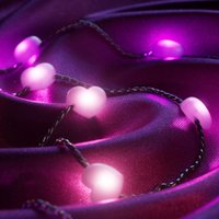 Новогодняя гирлянда Twinkly Candies Hearts 200 LED с Wi-Fi и Bluetooth (зеленый провод)
