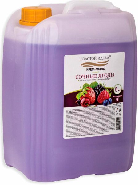 

Золотой идеал Крем-мыло Сочные ягоды 606416 5 л
