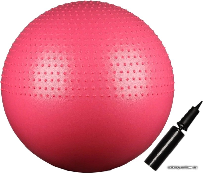 Гимнастический мяч Indigo Anti-Burst IN003 65 см (розовый)