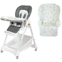 Высокий стульчик ForKiddy Podium Toys 0+ (темно-серый, дуга обезьяна)