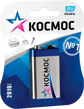 

Батарейка КОСМОС 6LR61 1 шт.