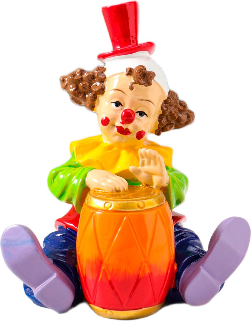 Статуэтка Sima-Land Клоун с играет на барабане 10927842