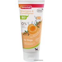 Шампунь Beaphar Bio Shampoo 2в1 с маслом косточек абрикоса и аргании (200 мл)