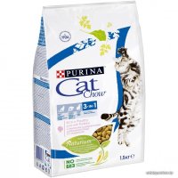 Сухой корм для кошек Cat Chow Feline тройная защита, домашняя птица и индейка 1.5 кг