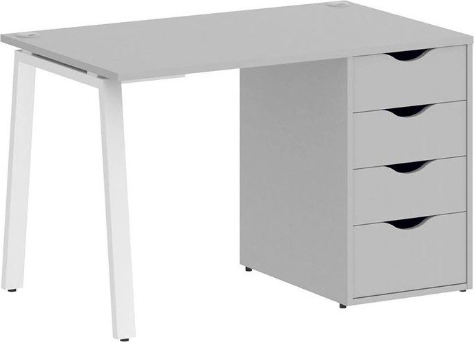 

Стол Riva Home Office VR.SP-3-118.4.A White (серый)