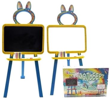 

Мольберт детский Doloni-Toys 0137770/1 (желтый/голубой)