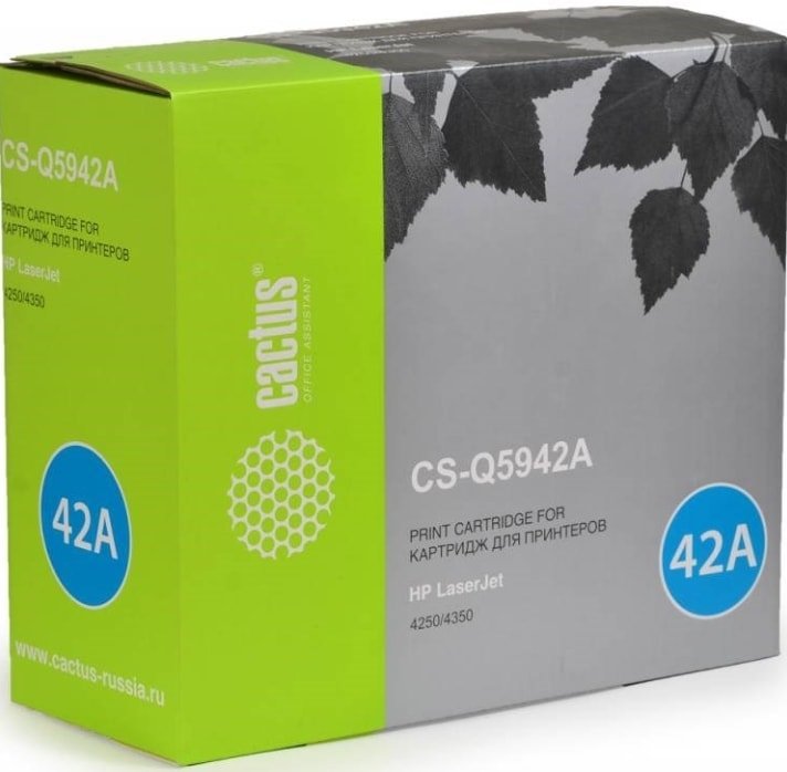 

Картридж CACTUS CS-Q5942A (аналог HP Q5942A)