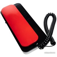 Абонентское аудиоустройство Cyfral Unifon Smart U (черный, с красной трубкой)