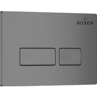 Унитаз подвесной Roxen Porto One Rimless 6 в 1 StounFix Dual Fresh 607036 (кнопка: матовая)
