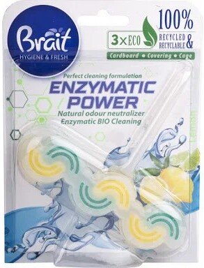 

Средство для унитаза Brait Enzymatic Power Лимон 45 г