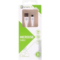 Кабель Digital Part MC-302 USB Type-A - microUSB (1 м, белый)