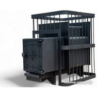 Банная печь ComfortProm Сталь 8мм 16м3, чугунная дверь