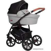 Универсальная коляска Riko Basic Bella Lux (3 в 1, 02/серый)