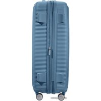 Чемодан-спиннер American Tourister SoundBox Stone Blue 77 см