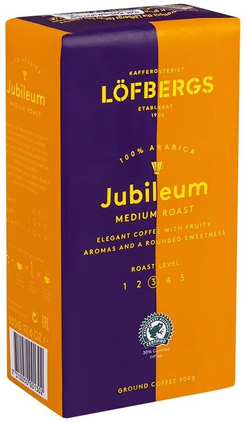 

Кофе Lofbergs Jubileum молотый 500 г