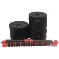 Набор гантелей с соединительным грифом  Titan Sport композитные 2x10 кг