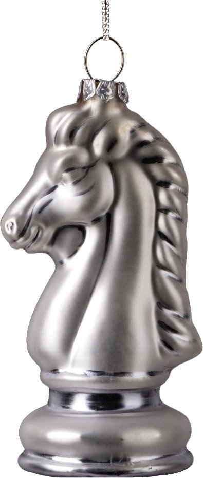 

Елочная игрушка Erich Krause Decor. Ход конем 64438 (белый)