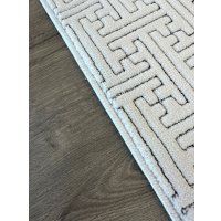 Ковер для жилой комнаты Radjab Carpet Бутик BT 318 Прямоугольник 11515RK (1.6x2.3, Cream)