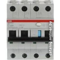 Дифференциальный автомат ABB DS203NC C6 AC 3P+N C 6A 30mA 6kA 4M 2CSR256040R1064