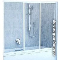 Пластиковая шторка для ванны Ravak Supernova AVDP3 150 (белый/rain)