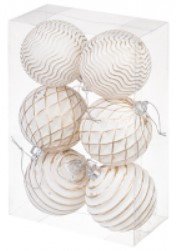 Елочная игрушка Elan Gallery Винтажные 970088 (шампань с эффектом старины)