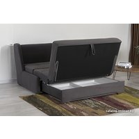 Диван DiArt Лео-3 1500 (велюр, Ultra Grafit)