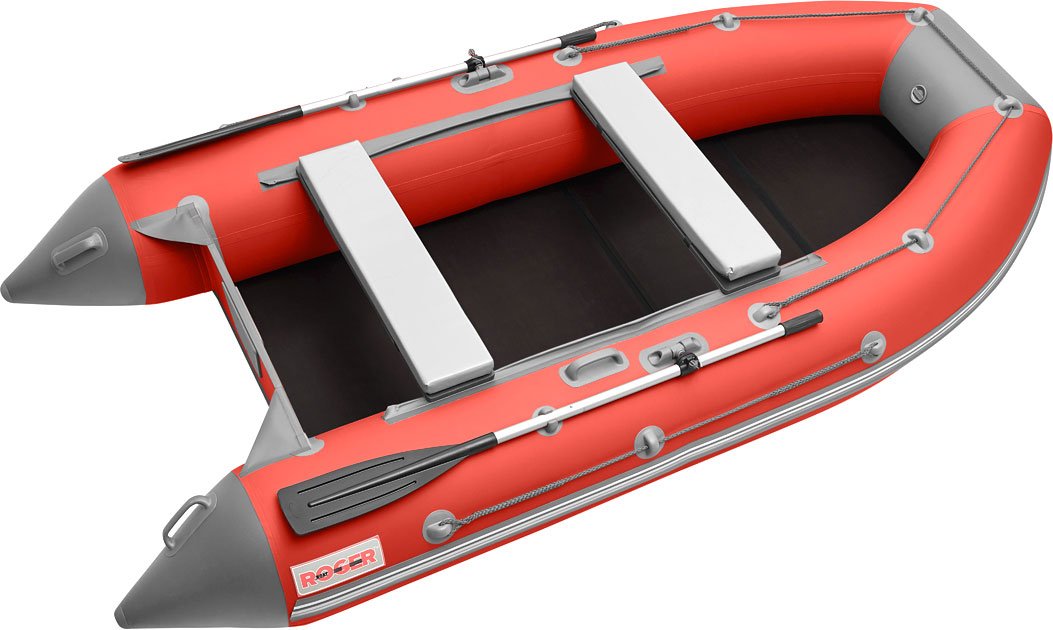 

Моторная лодка Roger Boat Hunter 3200 (без киля, красный/серый)