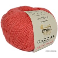 Пряжа для вязания Gazzal Baby Wool 819 50 г 175 м (коралловый)