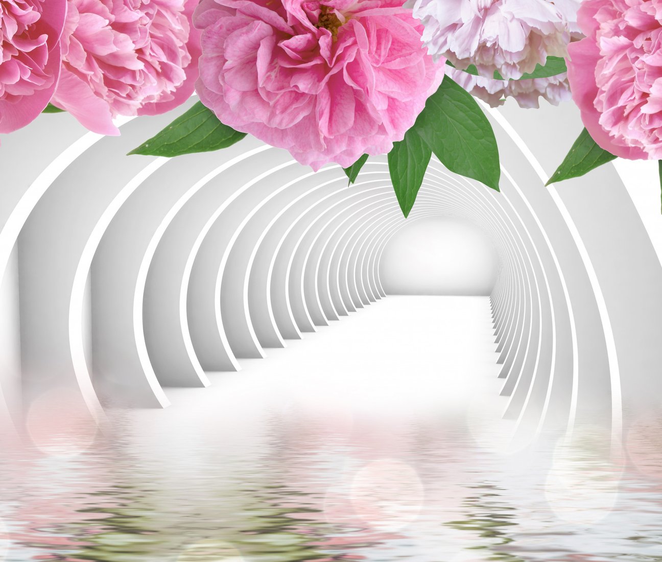 

Фотообои Citydecor Цветочный декор 2 3D 312x265
