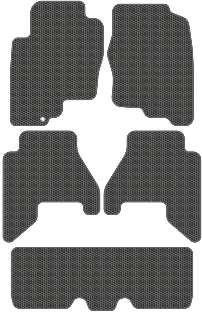

Комплект ковриков для авто Alicosta Nissan Pathfinder III (suv 7 мест / R51) +3 ряд 2004 - 2009 (серый)
