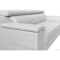 Диван Лига диванов Лига-003 117126 (экокожа белый)