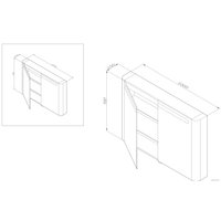  AM.PM Зеркальный шкаф с подсветкой Sensation M30MCX1001BG