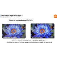 MiniLED телевизор Xiaomi TV S Mini LED 65" 2025 (международная версия)